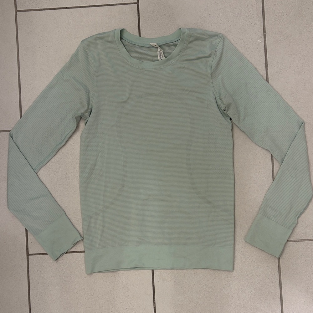 Light Teal Long Sleeve Top